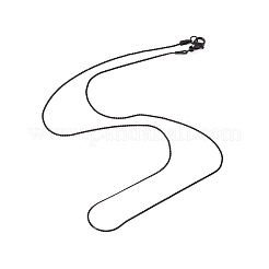 Collier chaîne serpentine en acier inoxydable 304 pour hommes et femmes&nbsp;NJEW-G076-01B-EB