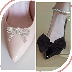 8 шт. 4 стиля съемных пряжек для обуви из сплава со стразами&nbsp;FIND-HY0003-90P