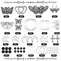Kits de fabrication de boucles d'oreilles pendantes gothiques en alliage et acier inoxydable&nbsp;DIY-SC0026-36
