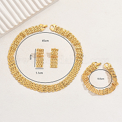 Винтажные полые цепочки плетеные железные серьги-гвоздики&nbsp;BU8711