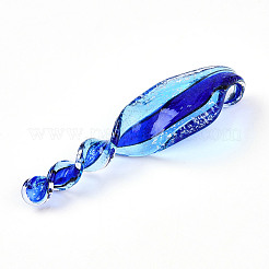 Handmade sabbia lampwork oro grandi ciondoli&nbsp;LAMP-T023-09B