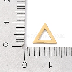 Breloques en acier inoxydable 304 plaqué or&nbsp;STAS-K286-03E-G