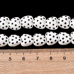 Фарфоровые бусины ручной работы&nbsp;PORC-K010-07D