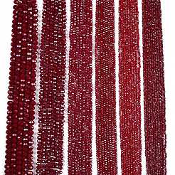 Chapelets de perles en verre électroplaqué&nbsp;EGLA-A044-P3mm-A02