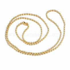 Realizzazione di collane con catena a palline in acciaio inossidabile 304&nbsp;X-MAK-I008-03G-A02