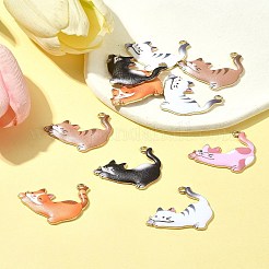 10pcs pendentifs en émail en alliage de placage en rack&nbsp;FIND-FS0002-53A
