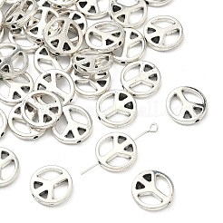 Сплавочные овальные бусины тибетского стиля &nbsp;X-TIBEB-A14187-AS-RS