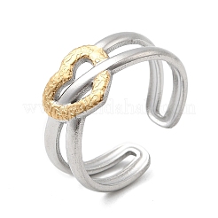 Регулируемые манжеты из нержавеющей стали 304 для женщин&nbsp;RJEW-B150-01GP-05