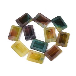 Окрашенные естественный агат бисер пряди&nbsp;G-T144-25B-04