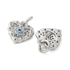 Латунные микро проложить кубического циркония подвески&nbsp;KK-U056-34P