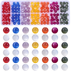 210 pz 7 colori perline in resina trasparente reattiva ai raggi UV&nbsp;RESI-PA0001-40A