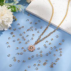 120 шт. Открытые соединительные кольца из нержавеющей стали 304&nbsp;STAS-UN0060-83B