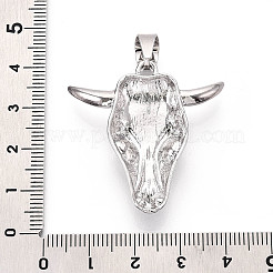 Подвески из латуни и синтетической бирюзы&nbsp;KK-T079-03A-P