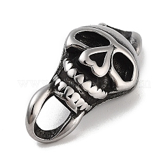 Retro 304 Edelstahl Halloween Totenkopf Glieder&nbsp;STAS-L274-015AS-01