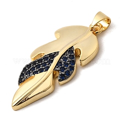 Латунные микро проложить кубического циркония подвески&nbsp;KK-I360-005G