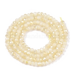 Chapelets de perles en verre électroplaqué&nbsp;EGLA-T021-03M