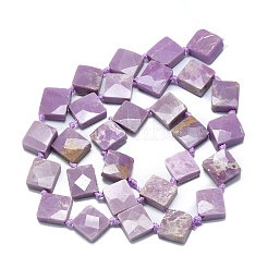 Fili di perline di lepidolite naturale&nbsp;G-G106-H05-02