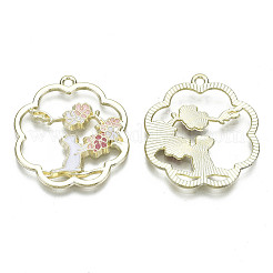 Эмалевые подвески из экологического сплава&nbsp;LS-X-PALLOY-N162-003-RS