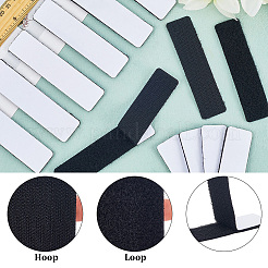 40 шт. самоклеящийся нейлон с полиэстеровыми липучками&nbsp;AJEW-SP0003-23