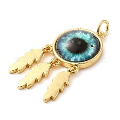 Veri pendenti in ottone placcato oro 18k&nbsp;KK-A198-02G-03