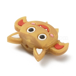 Хэллоуин тема пищевой экологически чистые силиконовые бусины SIL-WH0006-10D-05