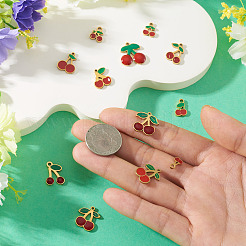 12 шт. 12 стиля эмалевых подвесок из нержавеющей стали 304&nbsp;STAS-TA0003-33