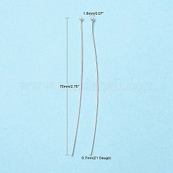 100 шт. Латунные булавки с шаровой головкой&nbsp;KK-YW0002-42S