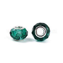 Perle di vetro trasparente europei&nbsp;GPDL-N004-D14mm-B10