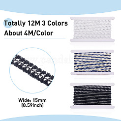 Ruban de dentelle de polyester&nbsp;OCOR-TA0004-16A