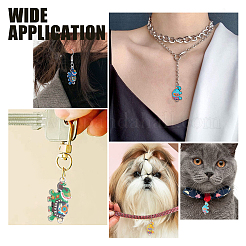 60 шт. 2-х стильные печатные литые соединительные звенья&nbsp;ENAM-CN0001-06