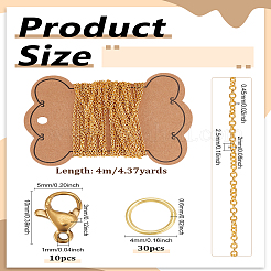 Наборы для самостоятельного изготовления цепочек из латунного кабеля&nbsp;DIY-LP0005-54