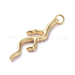 Латунные микро проложить кубического циркония подвески&nbsp;ZIRC-G160-48G