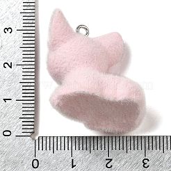 Кулоны из флокированной смолы&nbsp;LS-RESI-E059-08A