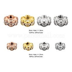 Perline distanziatori strass in ottone&nbsp;RB-FS0001-01
