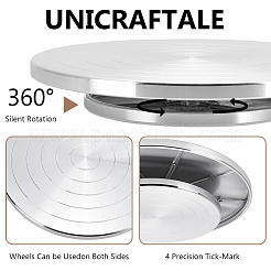 Алюминиевый двухсторонний поворотный круг для керамического скульптурного круга&nbsp;TOOL-WH0816-005P-03