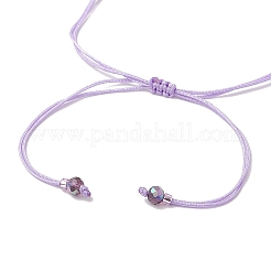 Pulseras de cuentas trenzadas con cordón de nailon ajustable&nbsp;BJEW-MZ00168-06