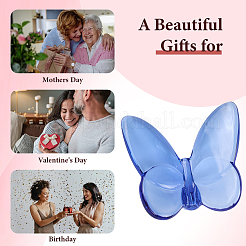 Стеклянные бабочки-декорации&nbsp;AJEW-WH20019-14E