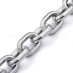 Chaînes de câbles en plastique ccb peintes à la main&nbsp;AJEW-JB00736-03