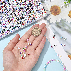 1800шт 9 цвета непрозрачные акриловые бусины&nbsp;OACR-PA0001-26