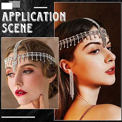 Кепка из сетки со стразами&nbsp;AJEW-WH20017-82S