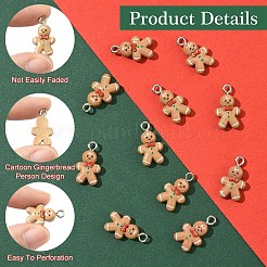 20шт рождественская тема непрозрачные подвески из смолы&nbsp;RESI-YW0004-85