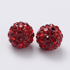 Polymer Ton Strass Perlen&nbsp;X-RB-H258-HD8mm-208