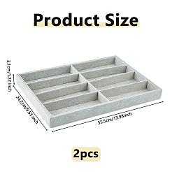 8 сетчатая деревянная крышка с бархатом&nbsp;ODIS-WH0099-131