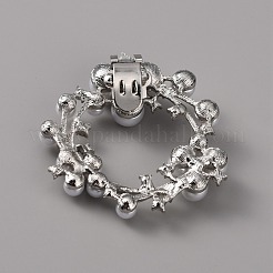 Пластиковое украшение для обуви с имитацией жемчуга AJEW-WH0248-217P