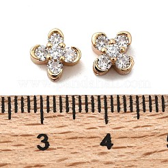 Многожильные звенья из латуни с паве из кубического циркония&nbsp;KK-Z131-14G-02