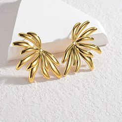 Серьги-гвоздики из нержавеющей стали 304 для женщин&nbsp;EJEW-M095-03G