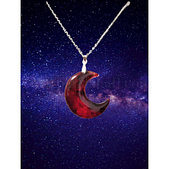 Готические ожерелья из сплава с подвеской в виде полумесяца&nbsp;FS-WG24E4D-01