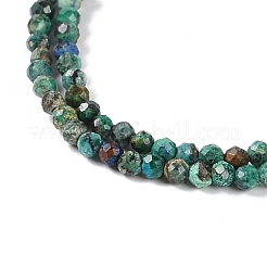 Chapelets de perles en chrysocolle et lapis lazuli naturelles&nbsp;X-G-P542-A03-02
