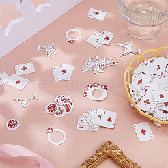 100 Stück Papier-Spielkarten-Konfetti&nbsp;DIY-WH0752-850
