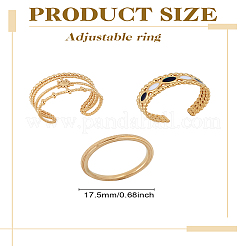 Наборы колец из нержавеющей стали&nbsp;RJEW-LP0002-52